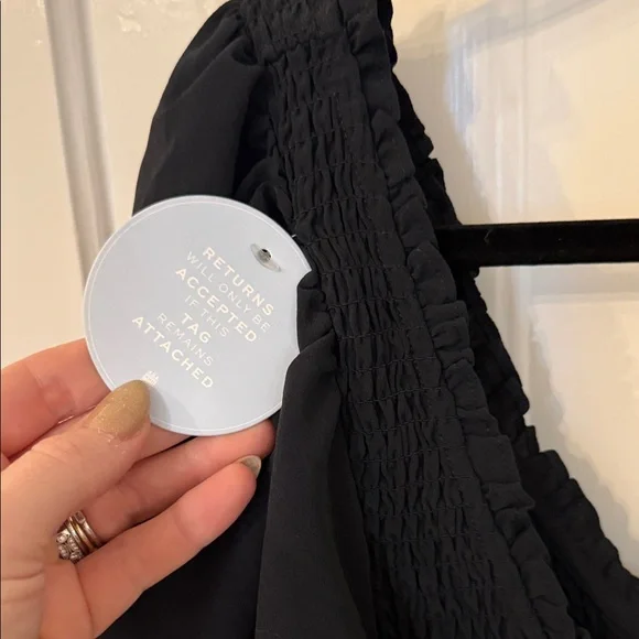 Hill House Elegant Louis Black Nap Textured Dress - Picture 5 of 6